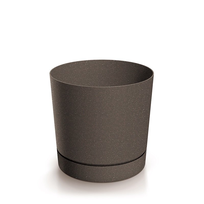 Osłonka doniczki Tubo 13cm brązowa Prosperplast