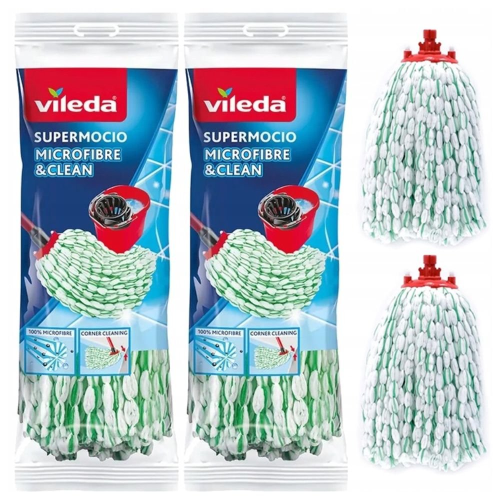 Vileda Supermocio 2 Szt. Wkład Do Mopa Microfibre