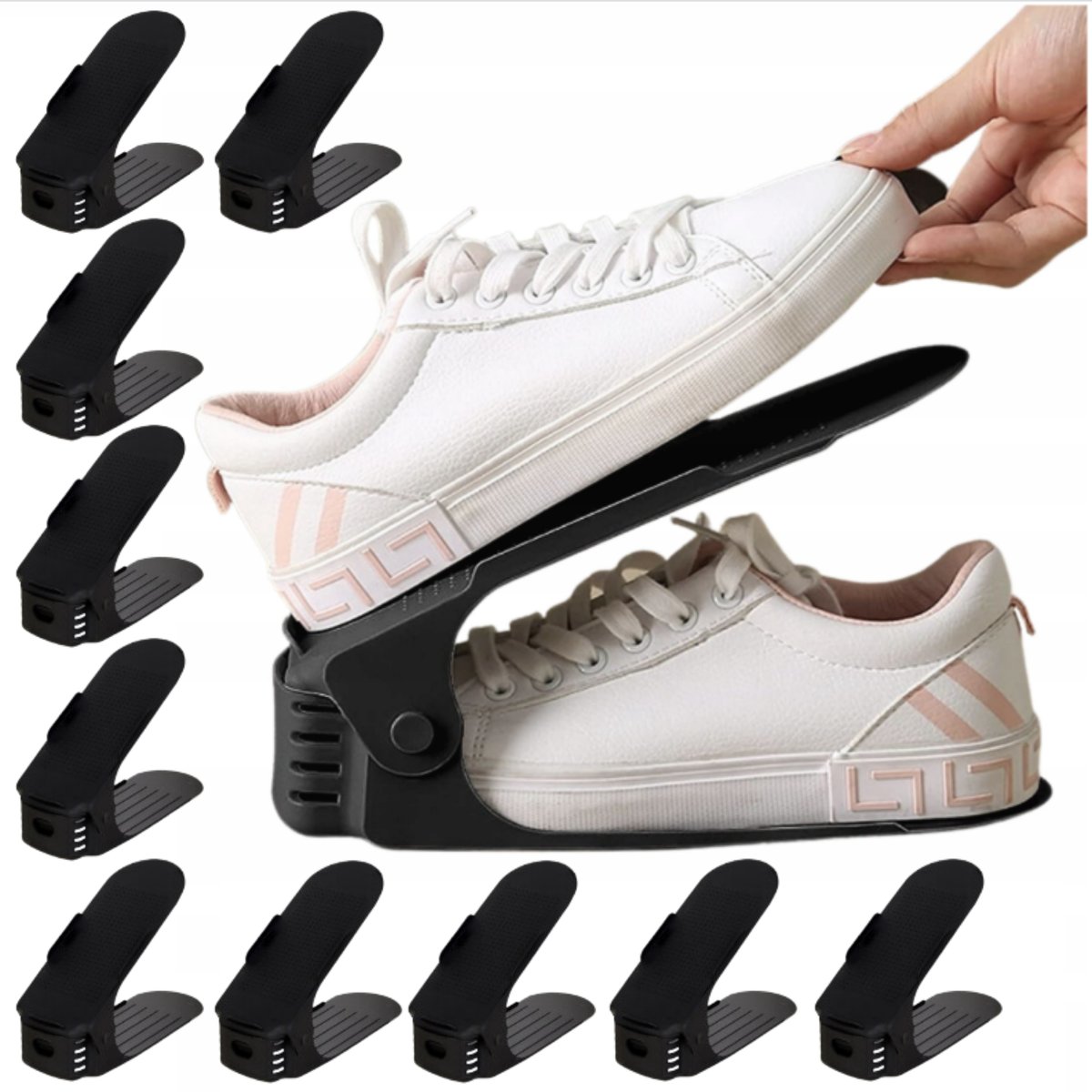 10X Stojak Na Buty Organizer Do Szafy