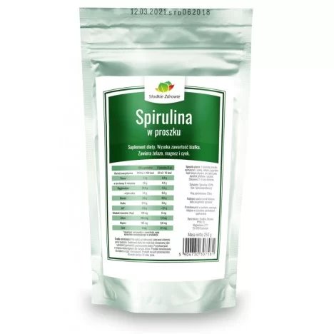 Suplement diety, Słodkie Zdrowie, Spirulina W Proszku, 250g