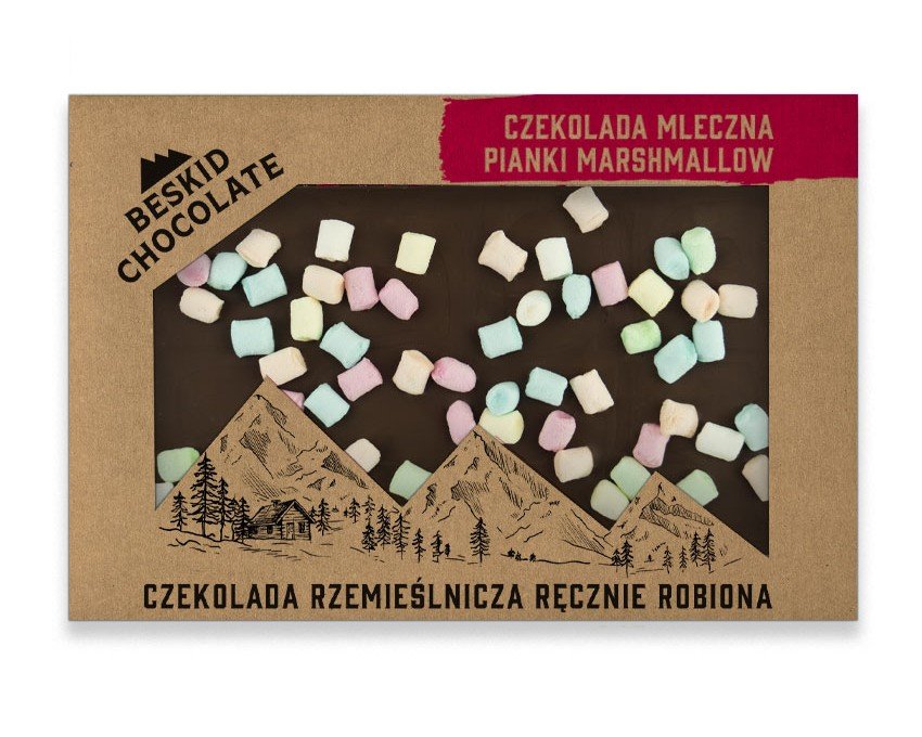 Beskid Chocolate | MLECZNA Z PIANKAMI 75g