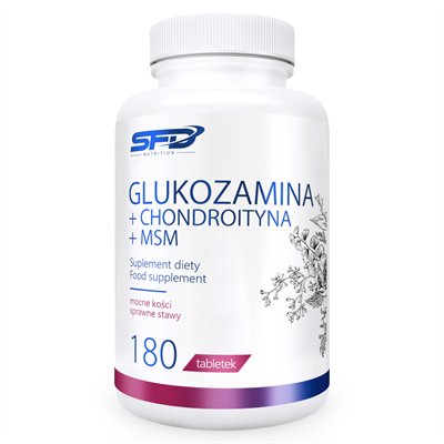 SFD Glukozamina Chondroityna MSM 180 tabletek (5902837746210)