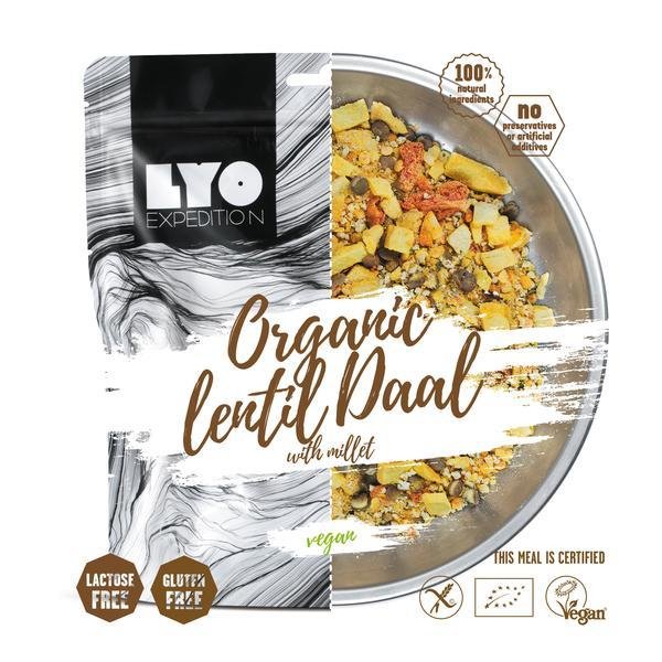 Lyo Food Liofilizowane danie Lyo Food EKO Dhal Soczewicowy z kaszą jaglaną 97g (370g) 5902768107838