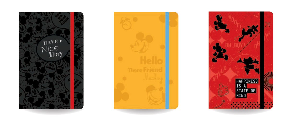 Patio Notes A5 z gumką Disney Fashion Mickey Mouse linia 80 kartek