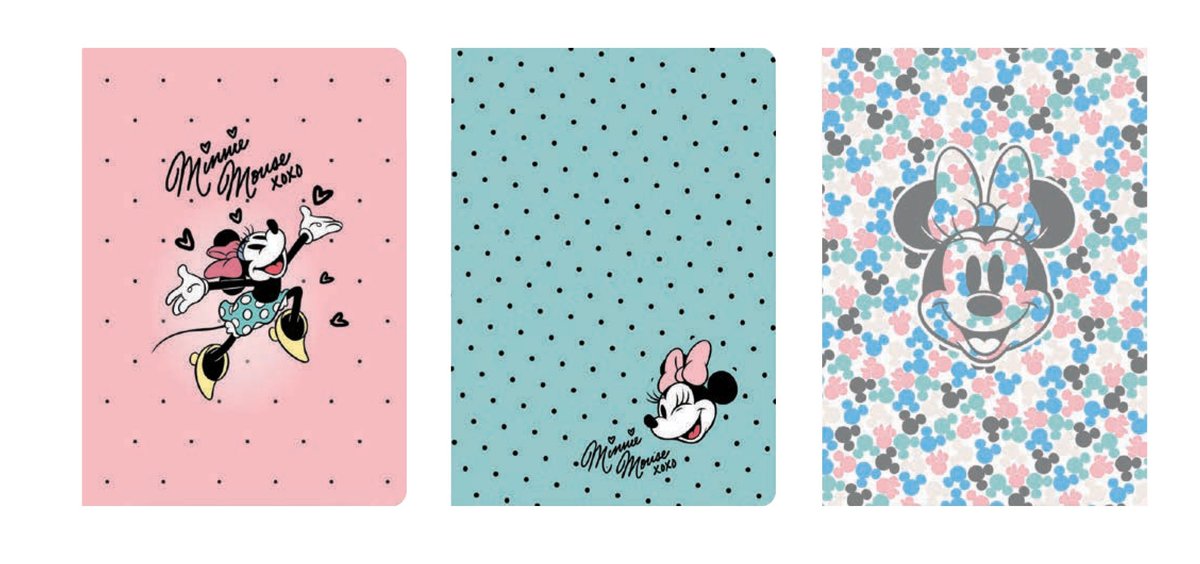 Zeszyt A4 60 kartek, kratka, Disney Fashion Minnie Mouse 1 Szt. Mix