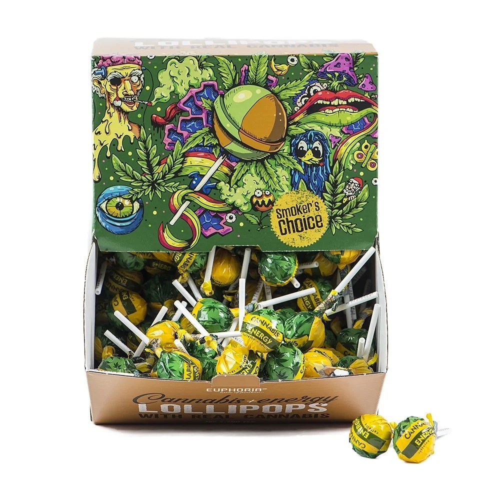 Lizak konopny – energy 12g / lizak o smaku cbd