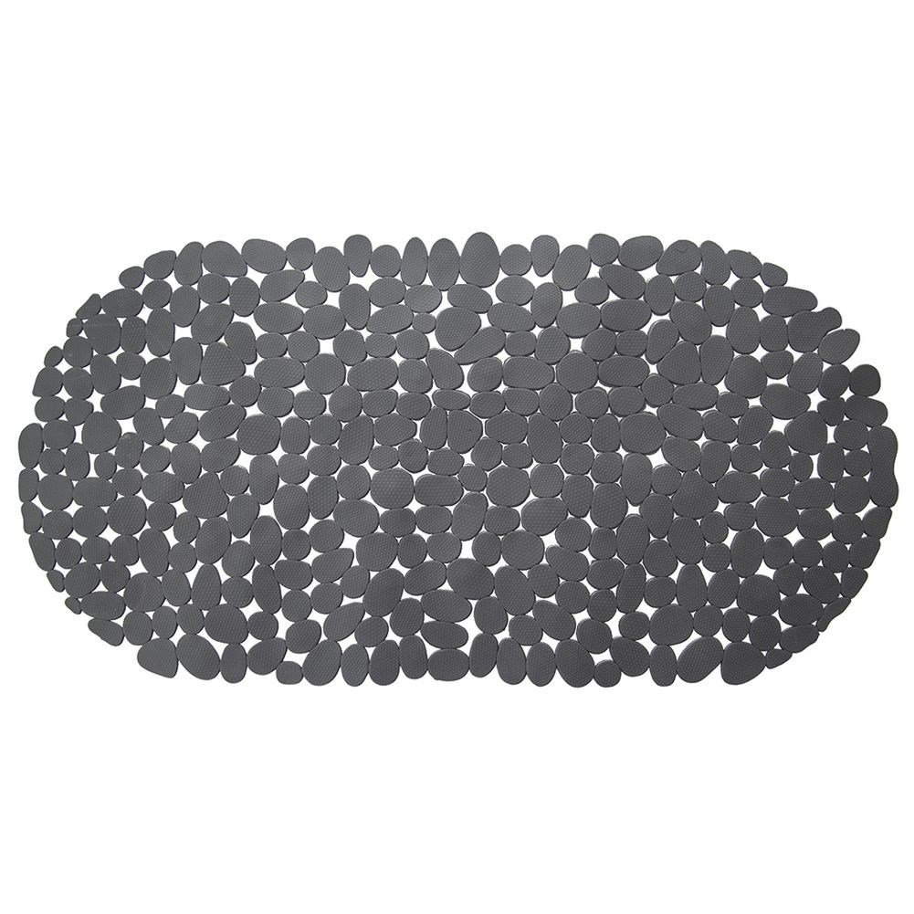 Mata antypoślizgowa pod prysznic do wanny szara 68x34 cm