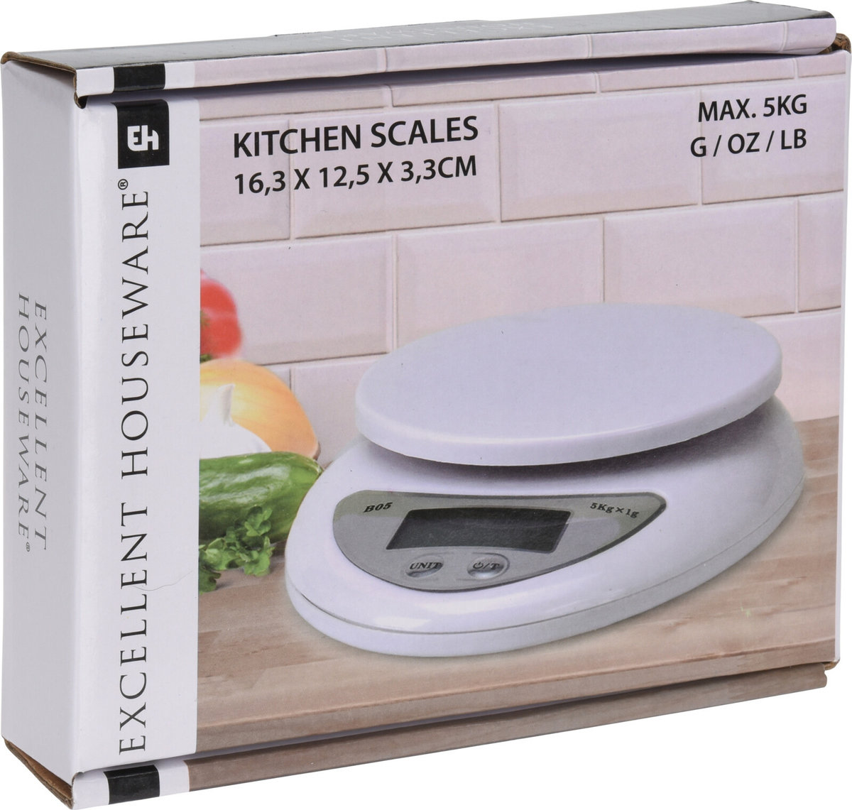 WAGA KUCHENNA SZKLO 16,3x12,5x