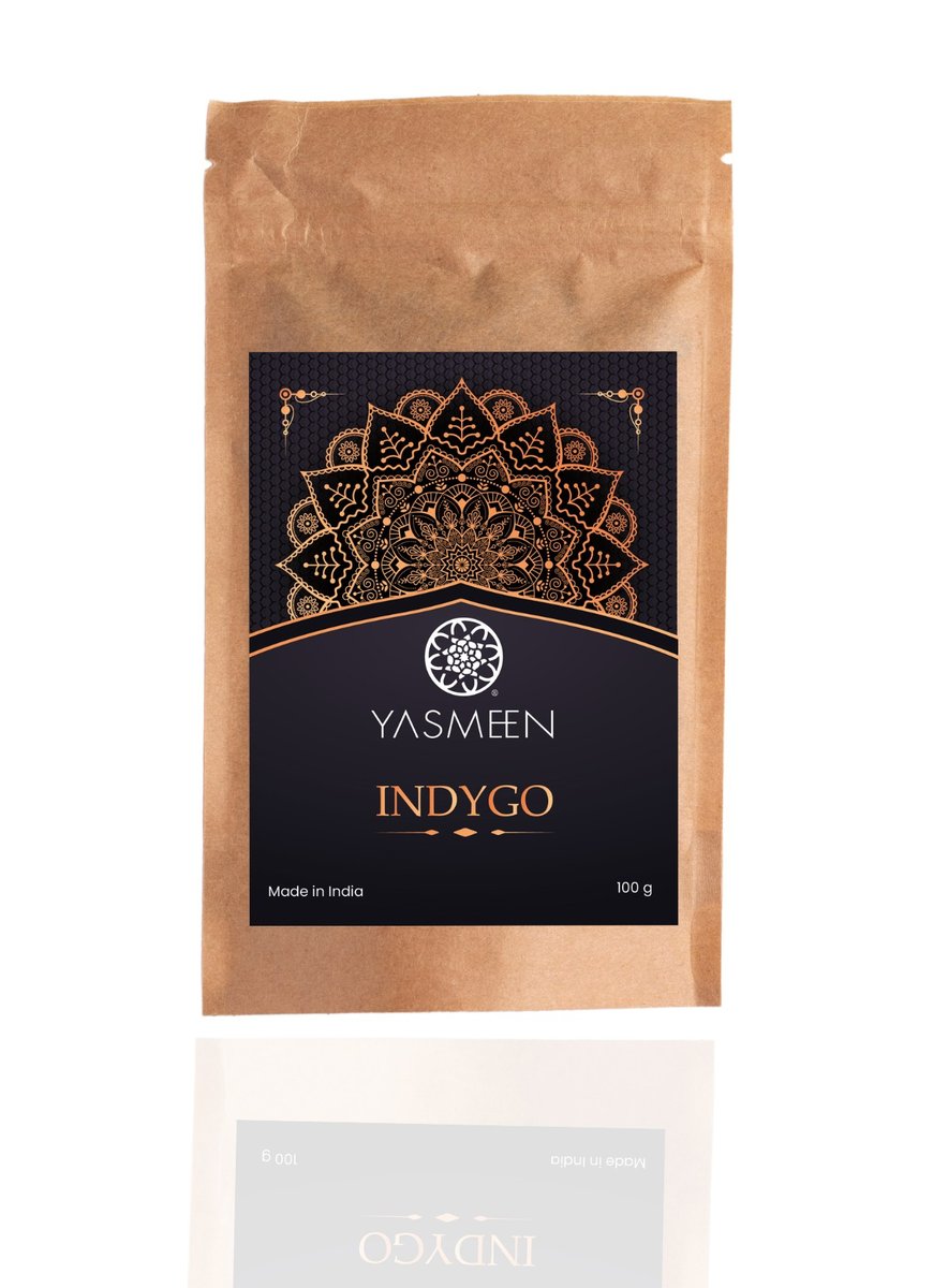 Yasmeen, Indygo - farba do włosów, 100 g