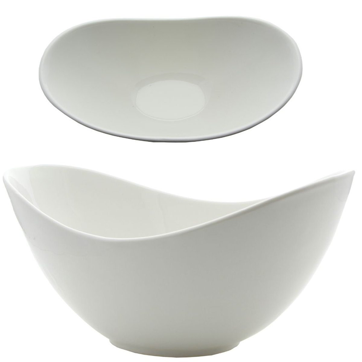 MISECZKA MISKA PORCELANOWA 500ml BIAŁA SALATERKA
