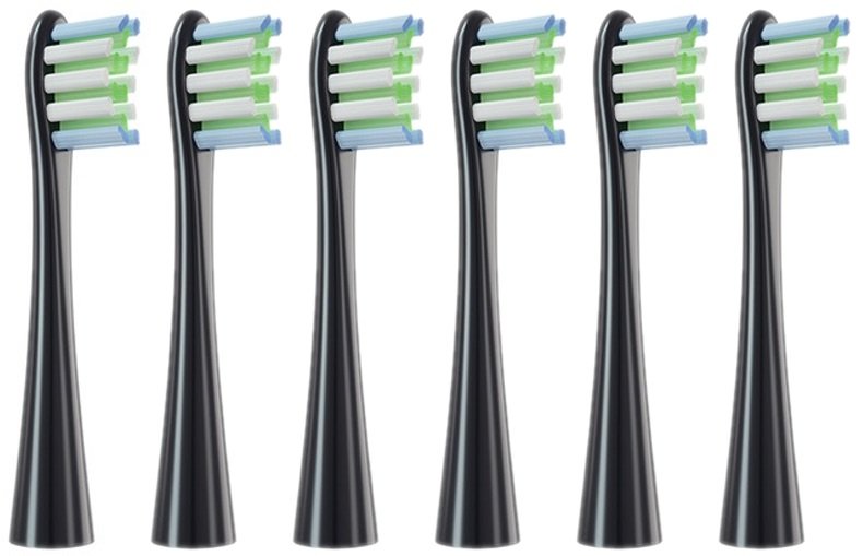 6x Końcówka do szczoteczek Oclean X PRO Z1 F1 ONE AIR 2 czarna