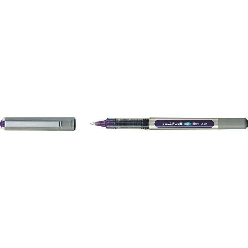 Mitsubishi Pencil Uni-ball pióro kulkowe, grubość linii: ok. 0,4 mm, kolor atramentu: czarny, fioletowy F802017