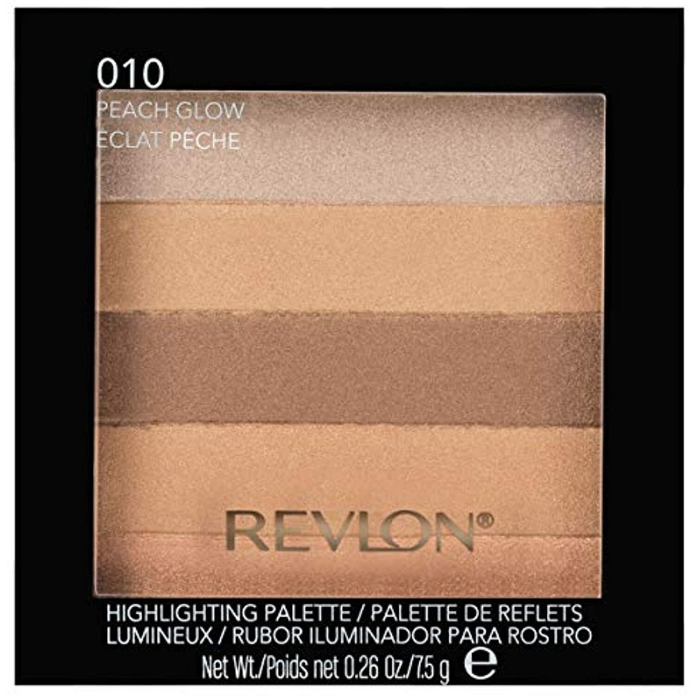 Revlon, Highlighting Palette, Paleta Rozświetlaczy, 010 Peach Glow, 7.5g