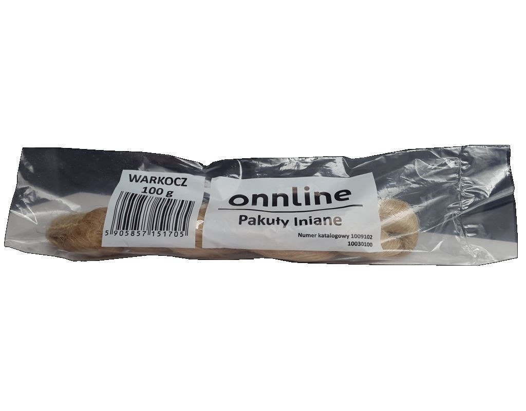 Onnline Pakuły lniane w warkoczu konfekcjonowane 100g 1009102