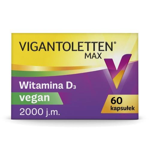 Vigantoletten Max Vegan 2000 j.m., 60 kapsułek