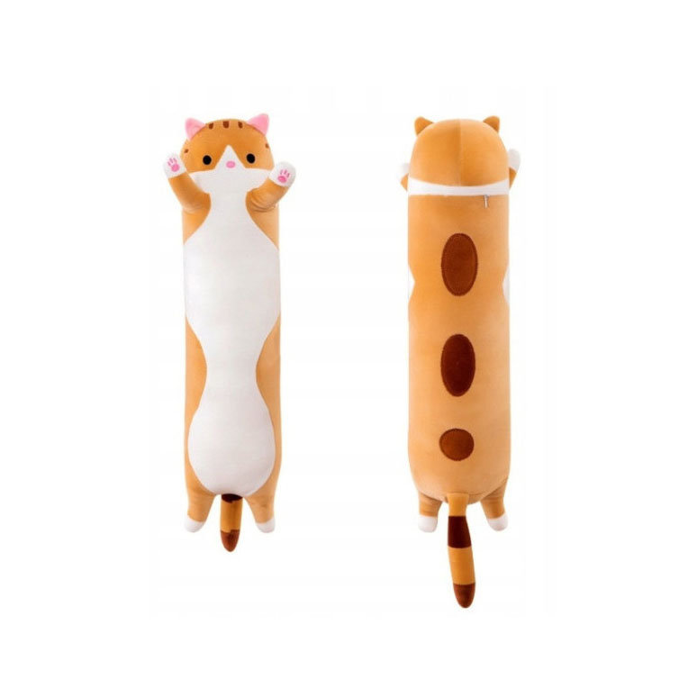 MASKOTKA KOT KOTEK PODUSZKA ZAGŁÓWEK PLUSZAK 70CM