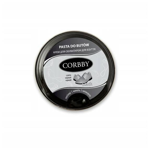 Pasta do butów shoe polish corbby czarny