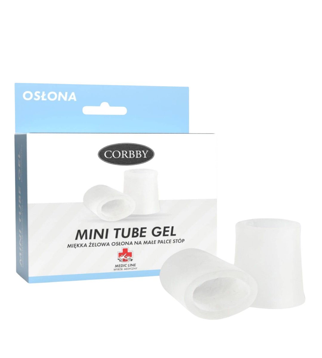 Mini tube gel osłona na małe palce stóp