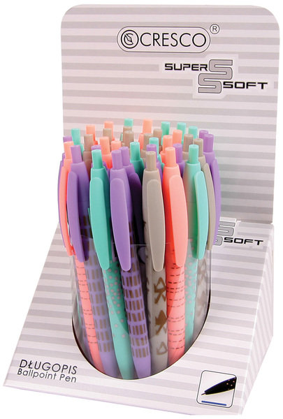Cresco Długopis Super Soft Eco (36szt)