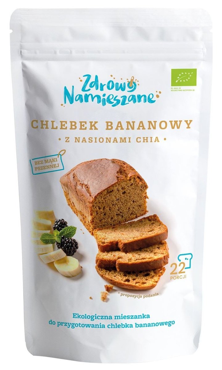 ZDROWO NAMIESZANE Mieszanka do wypieku chlebka bananowego 400g