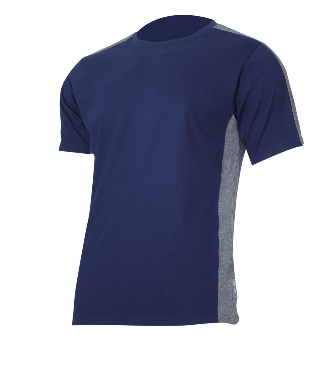 LAHTI PRO Koszulka t-shirt 180g/m2, granatowo-szara, 