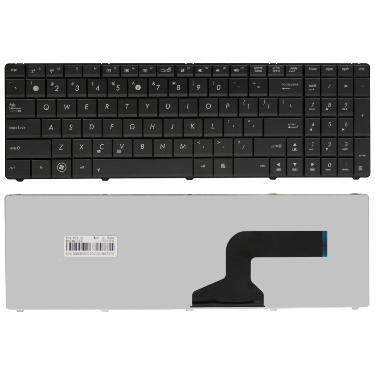 Klawiatura Asus K52 K52J K53E X53S K53Sj X54C X54H