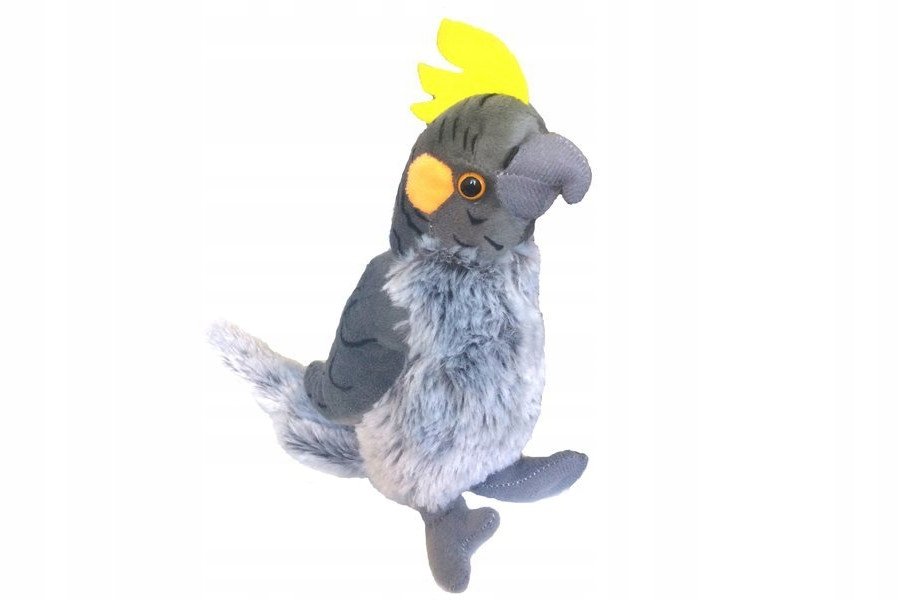 Beppe Maskotka Pluszowa Papuga Nimfa Szara Z Dźwiękiem 20cm 13740 $