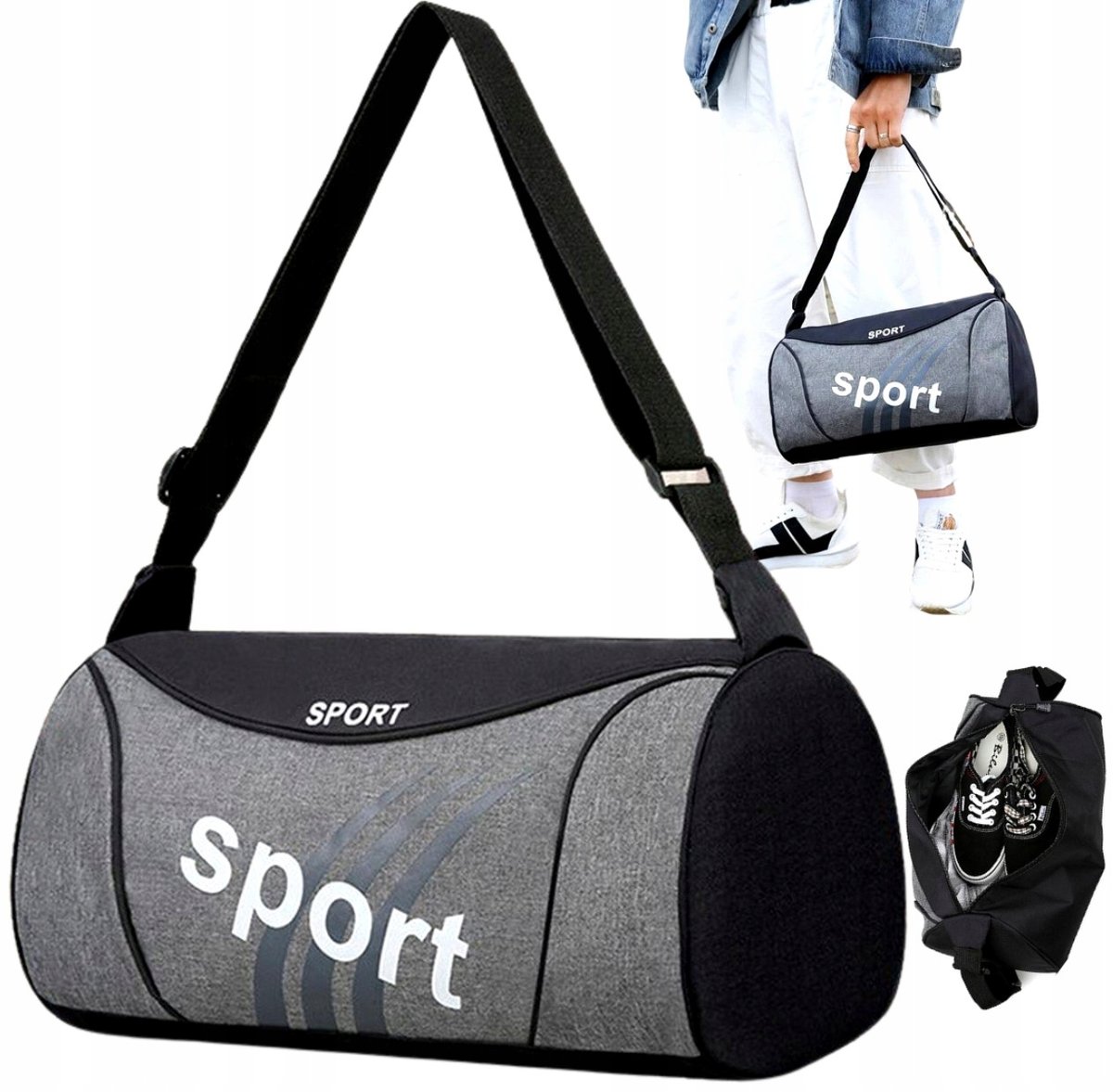 Torba Męska treningowa podróżna sportowa fitness