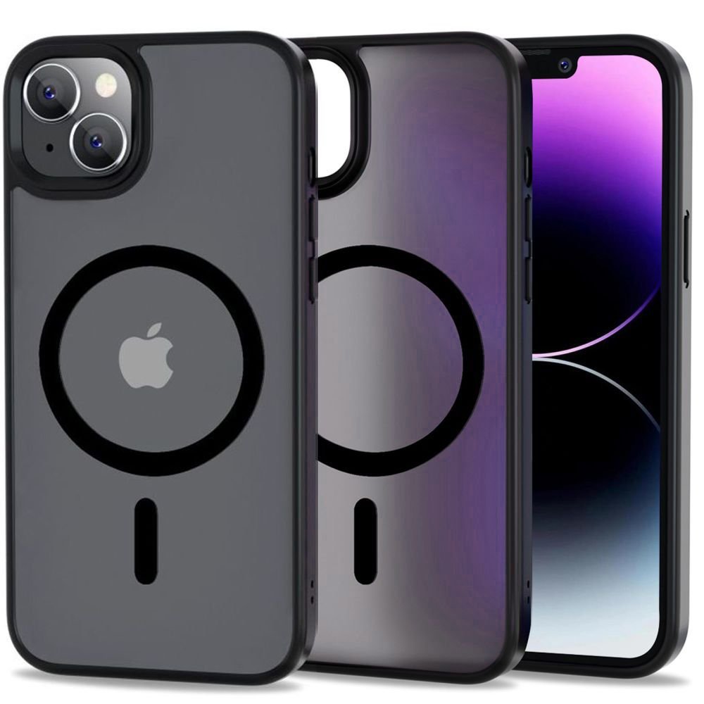 Tech-Protect Etui MagMat MagSafe do Apple iPhone 14 Czarny Matowy