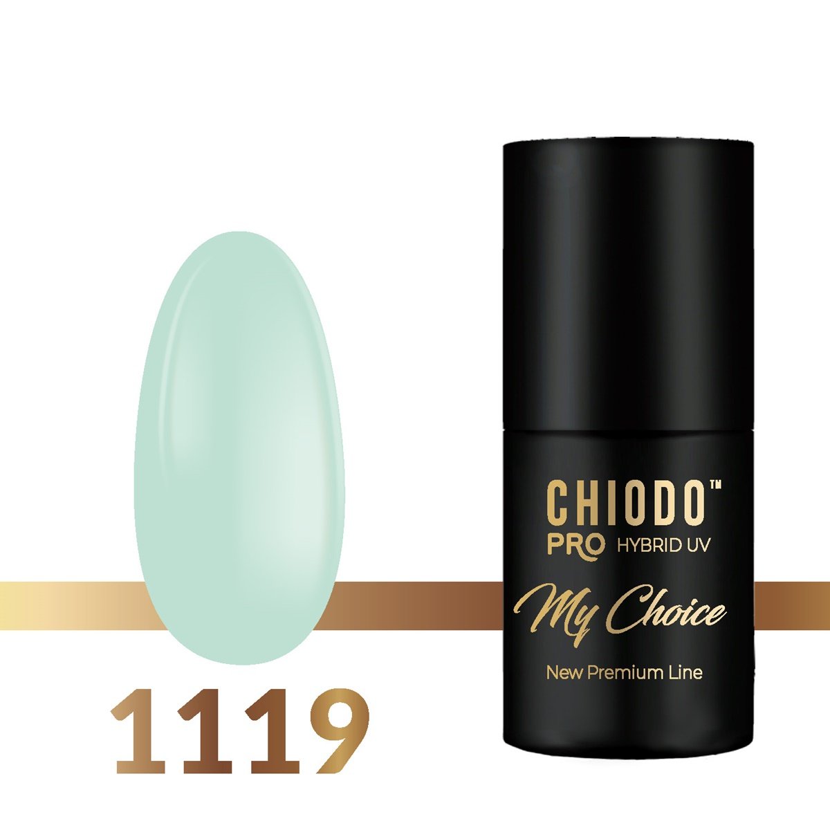 ChiodoPRO, My Choice, Lakier Hybrydowy, 1119 Fresh Mint, 7ml