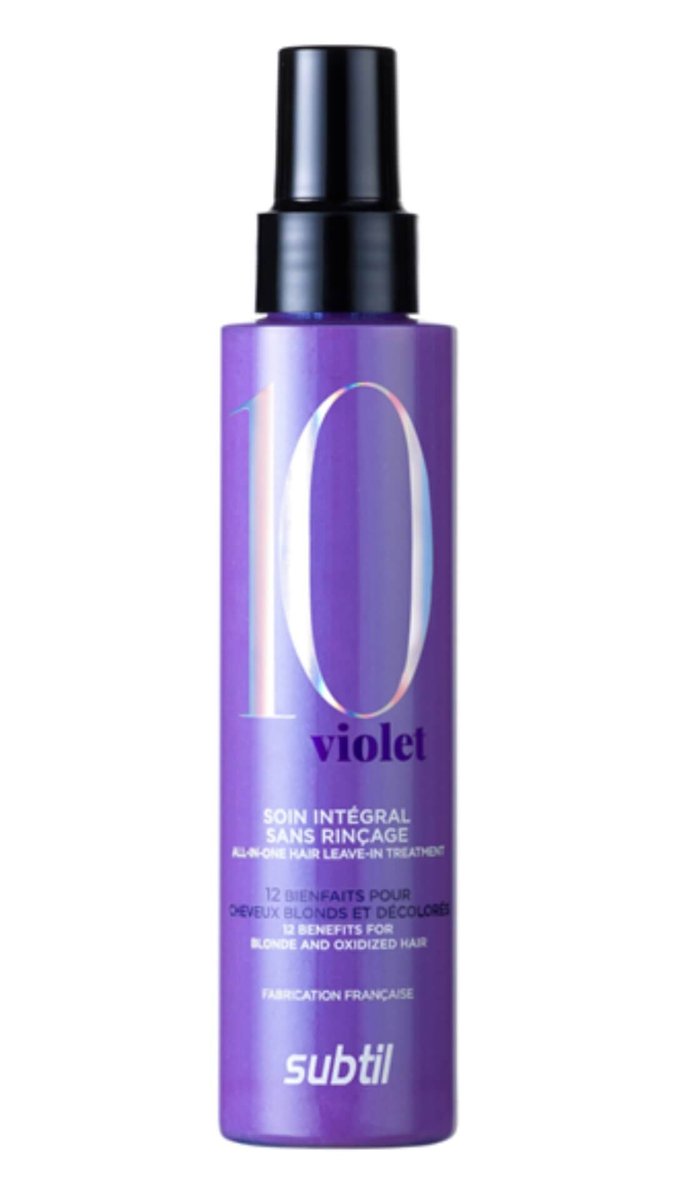Subtil 10, Fioletowa Odżywka Do Włosów Blond 10w1 Bez Spłukiwania, 150ml