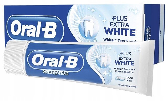 Oral-B Complete Plus Extra White Pasta Do Zębów Cool Mint 75ml
