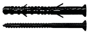 Kołek fi 10x100mm z długą płaszczyzną podziału z wkrętem stożkowym KDS-10100 /25szt./
