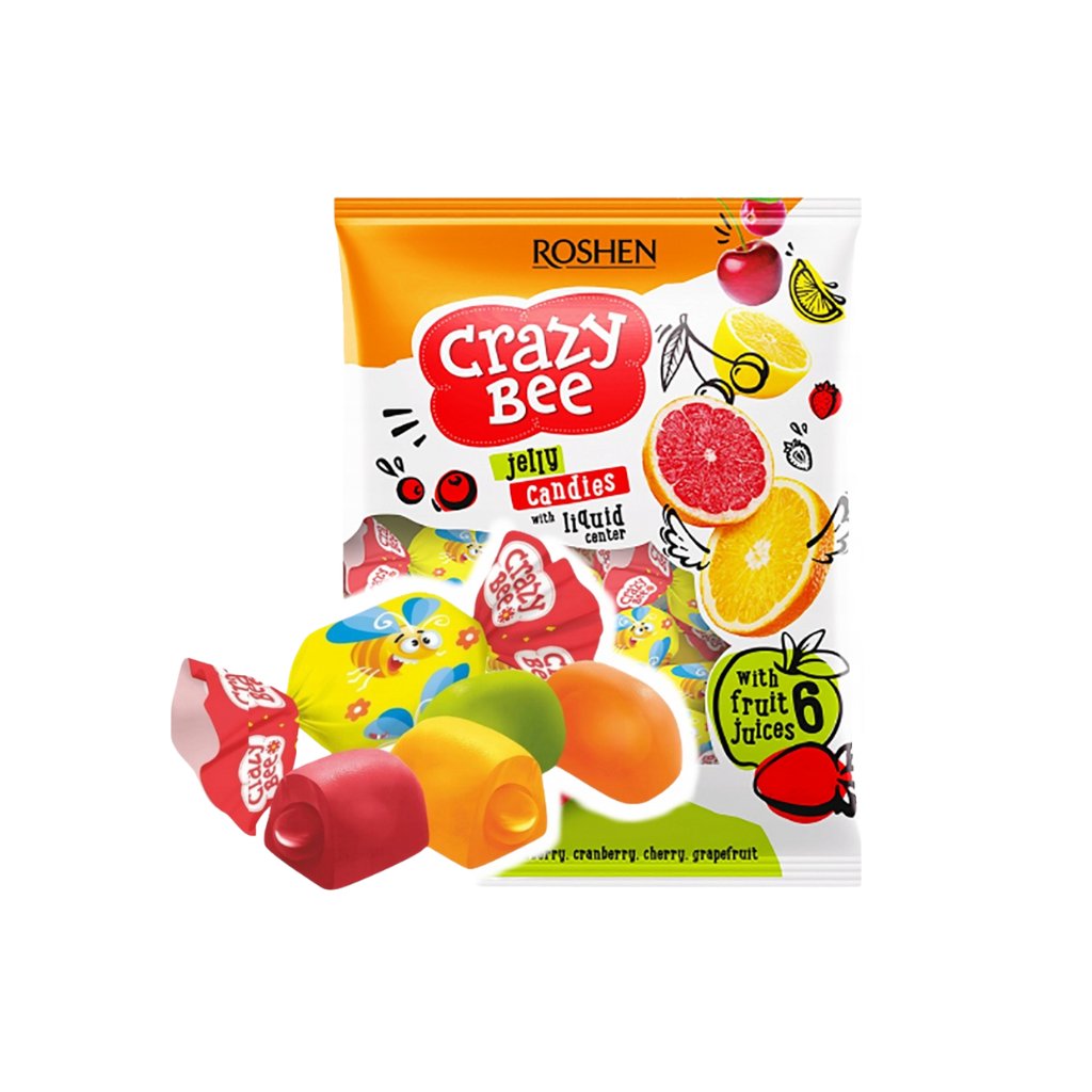 Cukierki Crazy Bee owocowe 