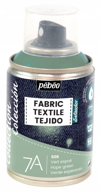 7A SPRAY FARBA DO TKANIN 100ML - HOPE GREEN
