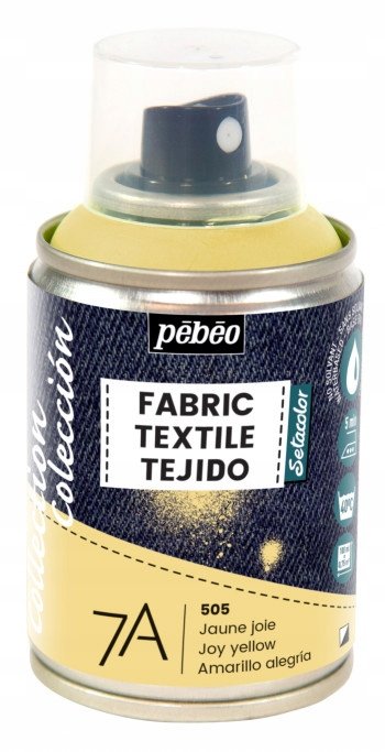 7A SPRAY FARBA DO TKANIN 100ML -Joy Yellow