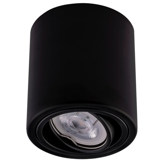 Bellalux Oprawa natynkowa TUBA GU10 Czarna 4058075517851 4058075517851
