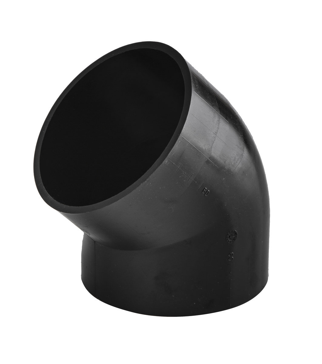 Wavin Kolano 75x75/45 czarne Quickstream