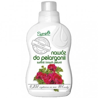 Sumin NAWÓZ DO PELARGONII, SUFRINII I INNYCH PETUNII 250ML