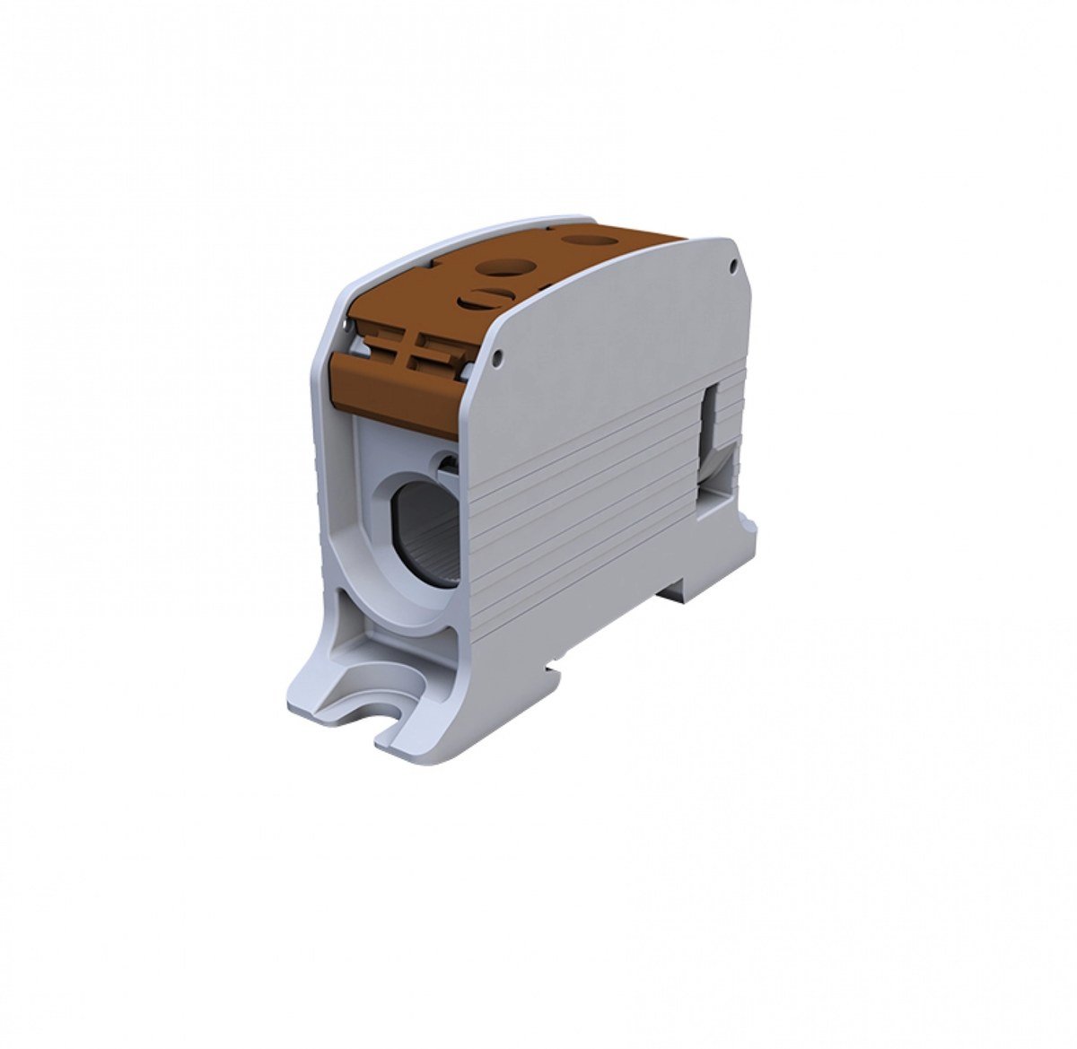 STB 95 Złączka szynowa gwintowa Al/Cu 87510 SIMBLOCK brązowy