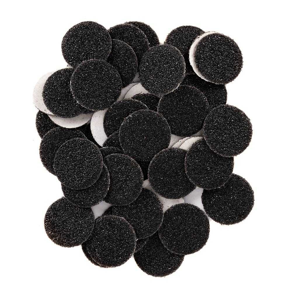 Nakładki ścierne tarcze wymienne 80 grit do PodoDisk rozmiar S 15 mm 50 szt