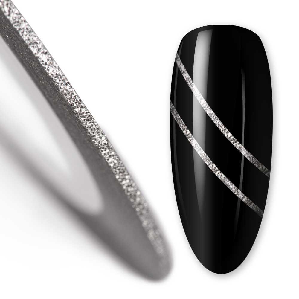 Nitka tasiemka do zdobień krążek silver glitter Nr 9