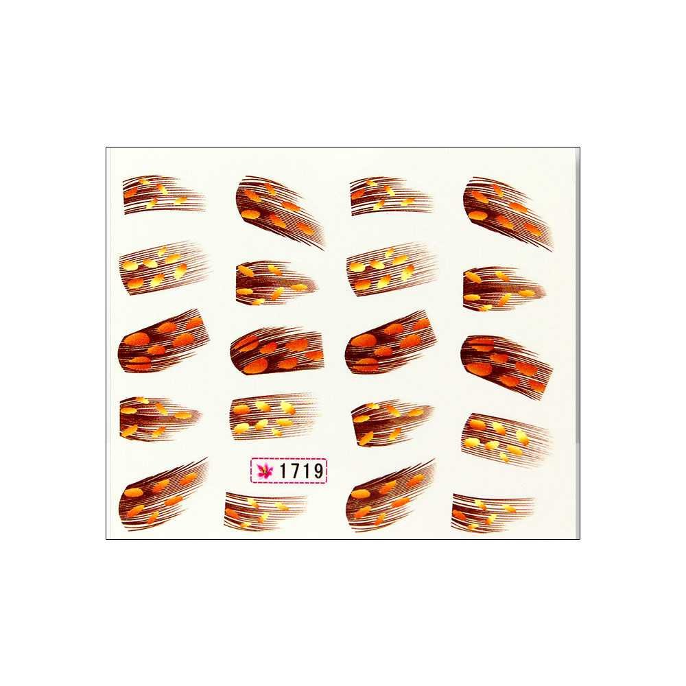 Naklejka Naklejki Wodne Ozdoba Do Paznokci 1719