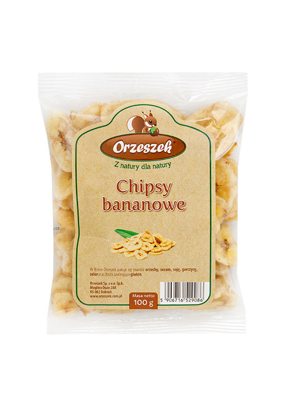 Chipsy bananowe Orzeszek 400 g