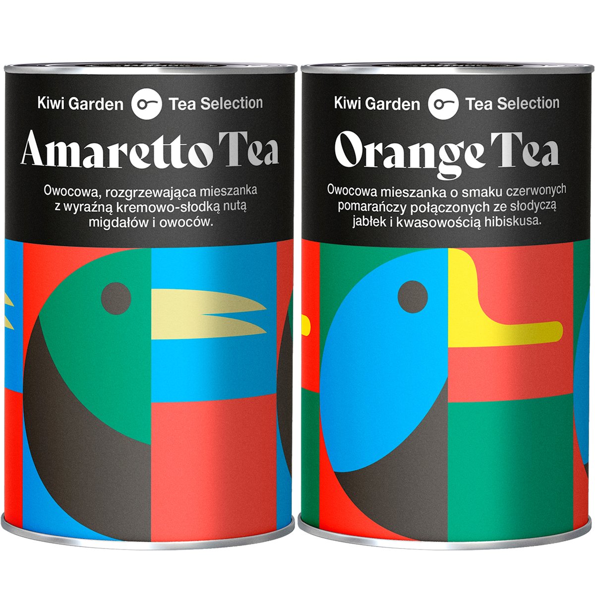Owocowa herbata hibiskus + pomarańcza tea zestaw