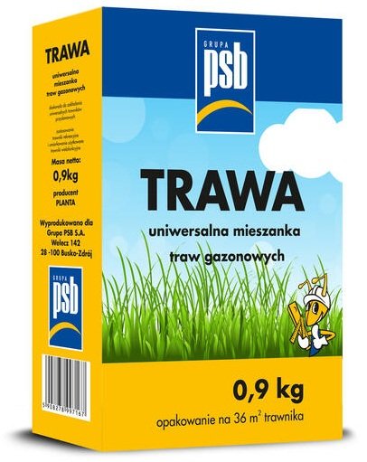 Nasiona trawa gazonowa uniwersalna PSB 0,9kg