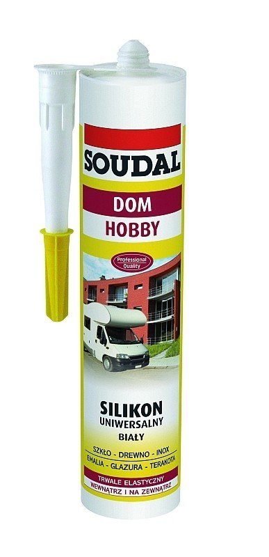 Soudal Silikon uniwersalny 280 ml bezbarwny