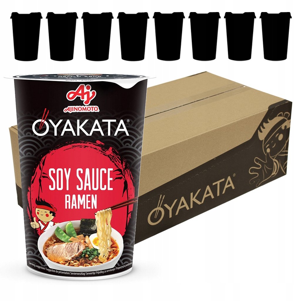 OYAKATA o smaku sosu sojowego z makaronem 8szt