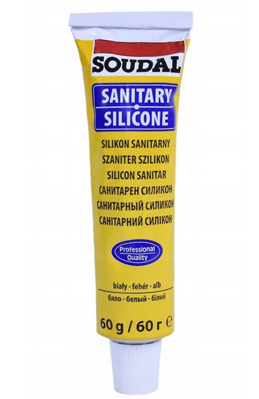 Soudal Silikon sanitarny biały 60g