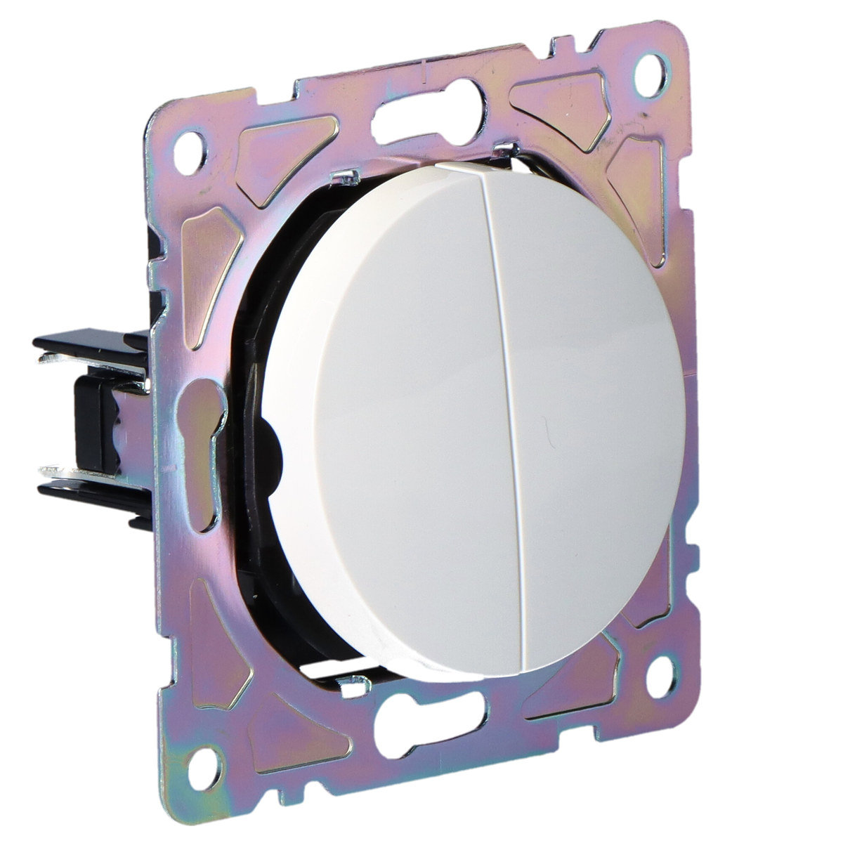 Onnline Włącznik podwójny, biały, BETA